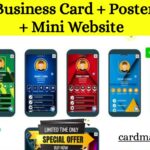 Advanced Digital Business Card + Poster Maker Sass Script Source Code